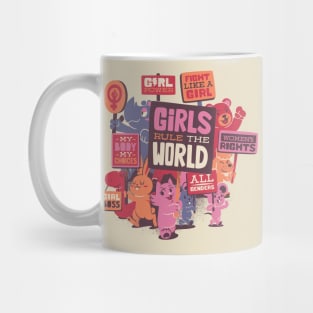 Girls Rule The World Mug